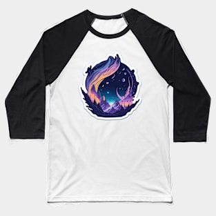 Mystical Universe Baseball T-Shirt